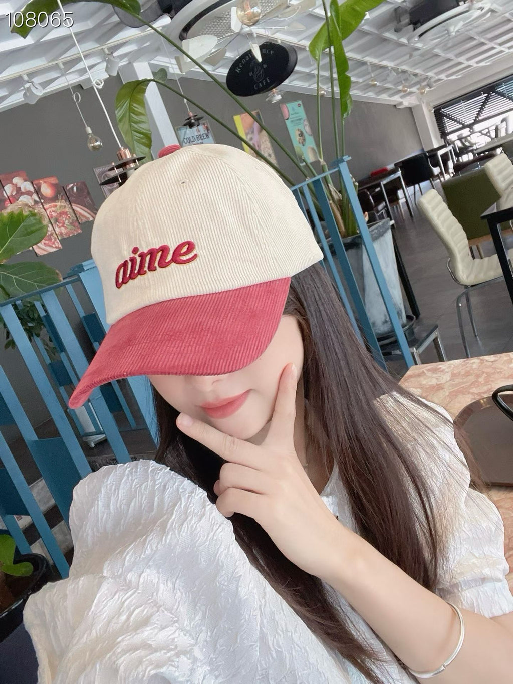 ‘Amie’燈芯絨cap