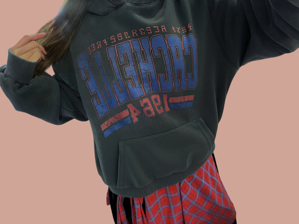 “MICHELLE”有帽洗水衛衣