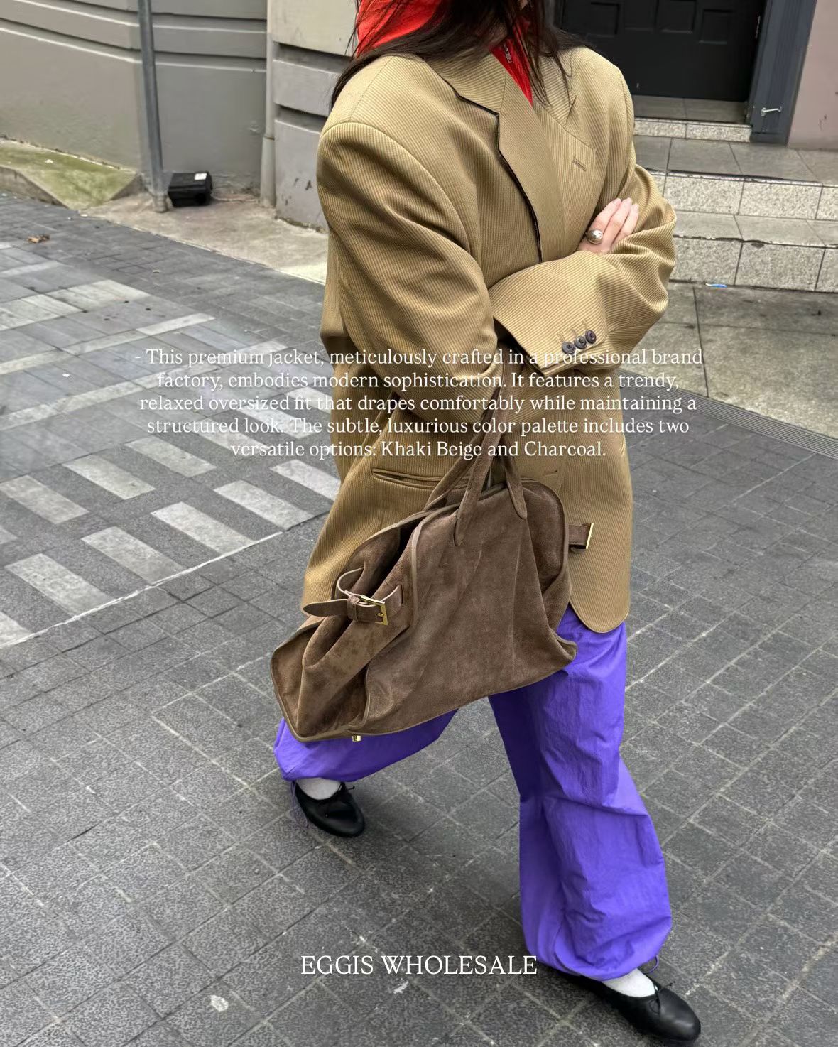 暗紋西裝褸