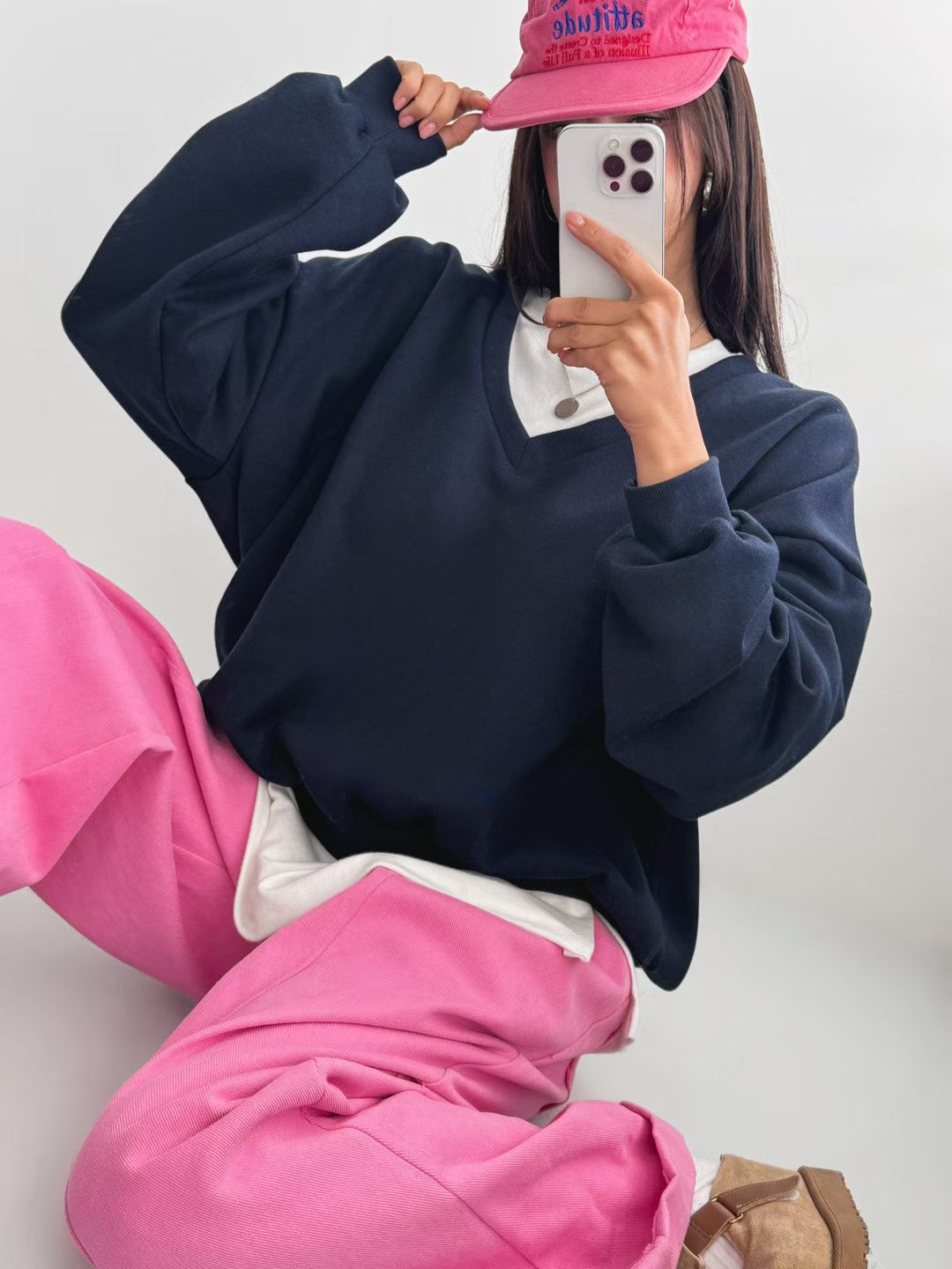 V領束腳Tee