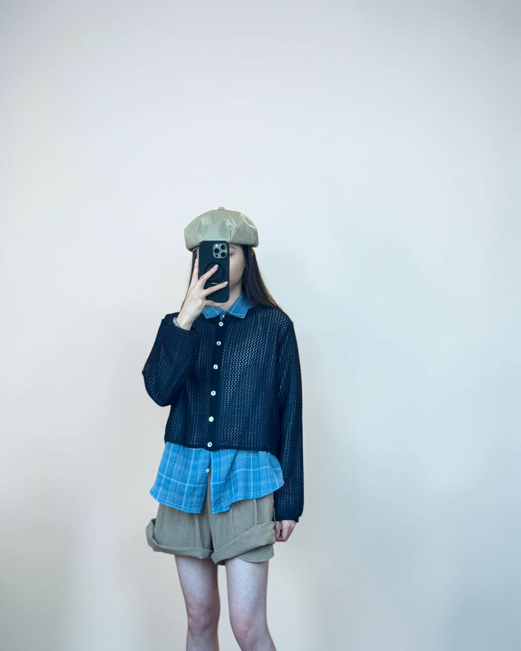 “Off Work”網網外套