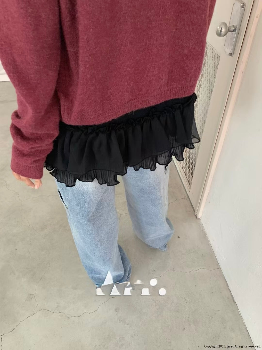 紗腳長吊帶背心