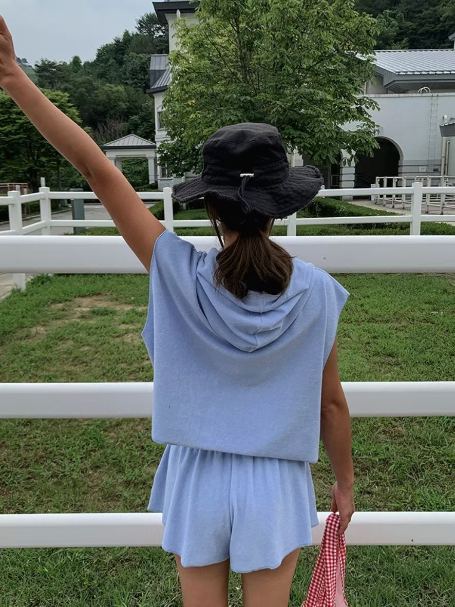毛巾料短褲(set裝可另購毛巾料背心)