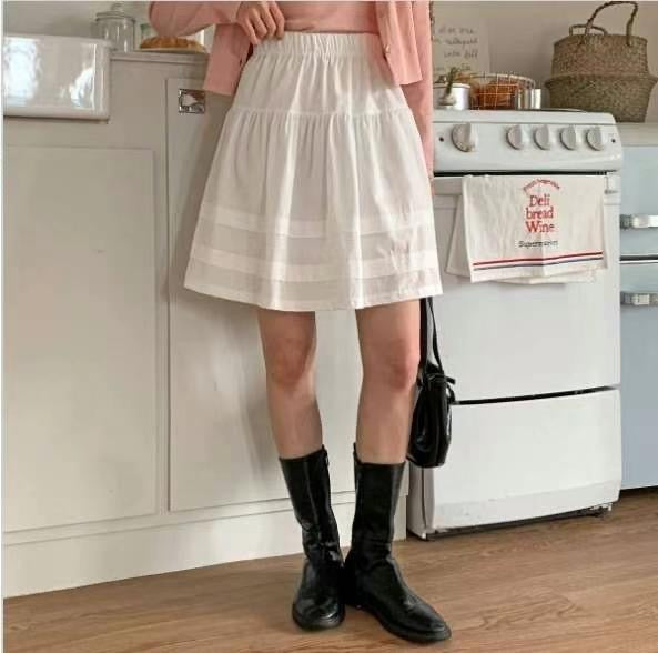 half fold short umbrella skirt