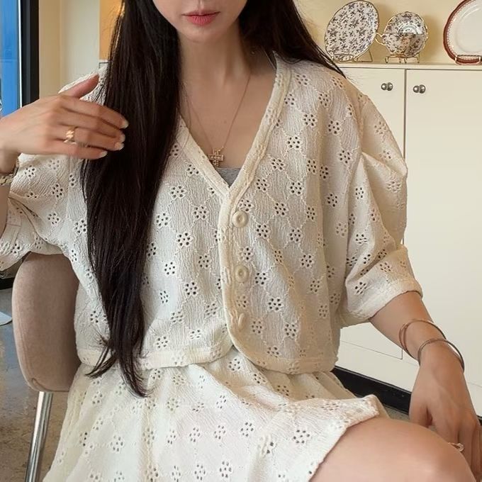 Cotton Lace短外套(Set裝可另購Cotton Lace褲膽短褲)