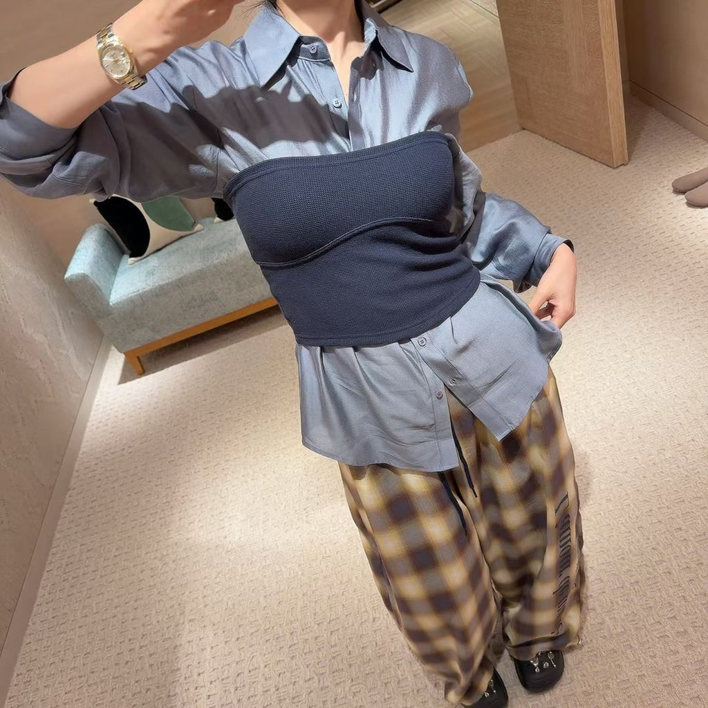 𢇁質長恤衫
