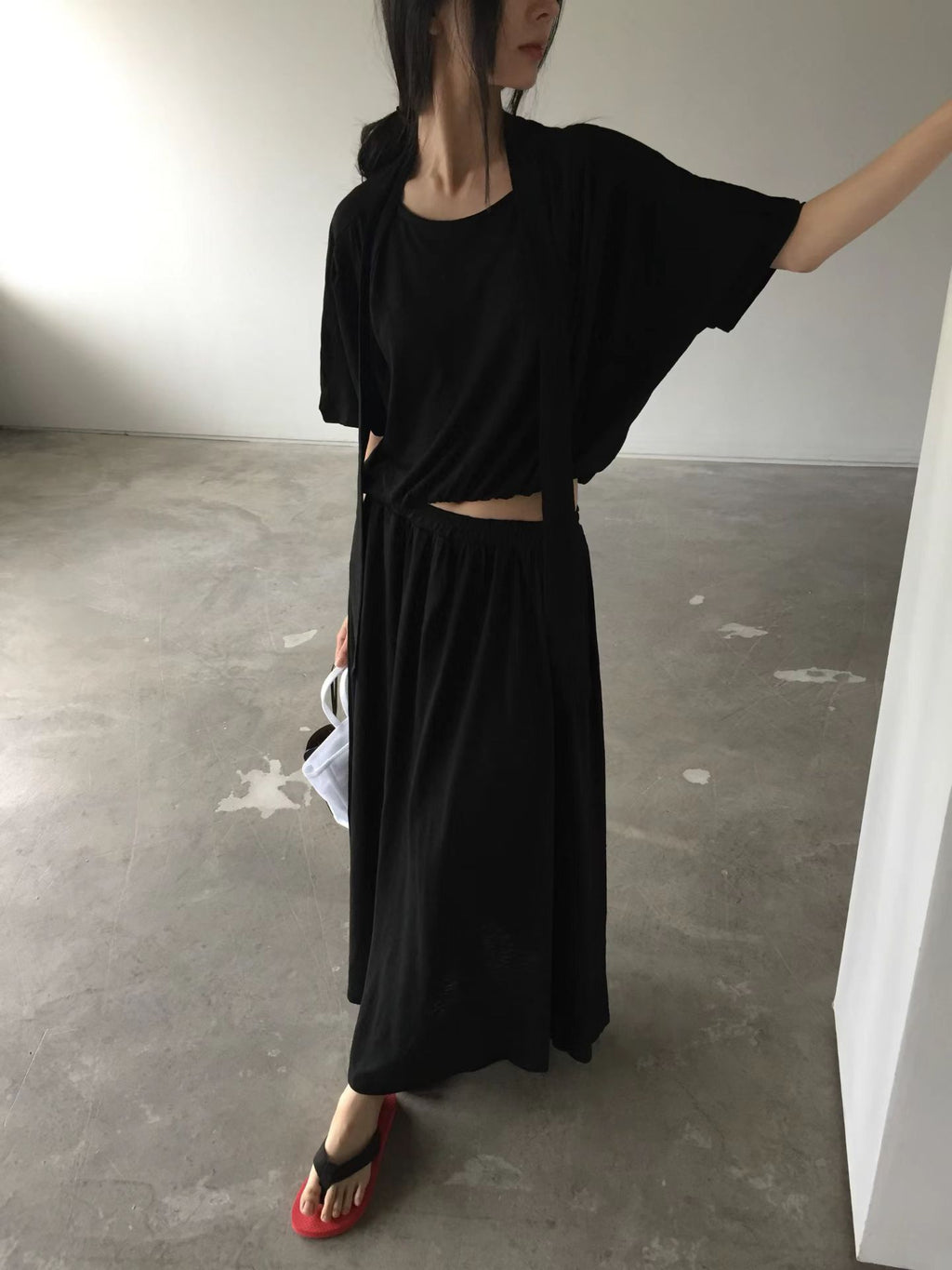 純棉長裙(set裝可另購純棉連帶Tee)