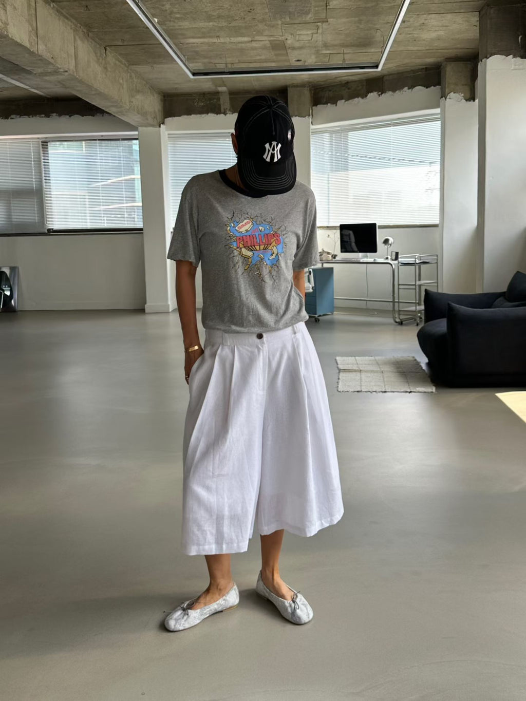 “Phillips”領拚色Tee