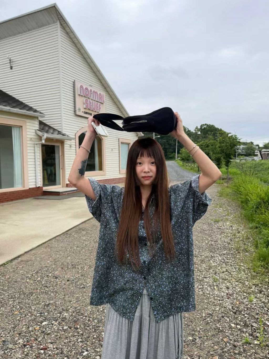 花花長恤衫