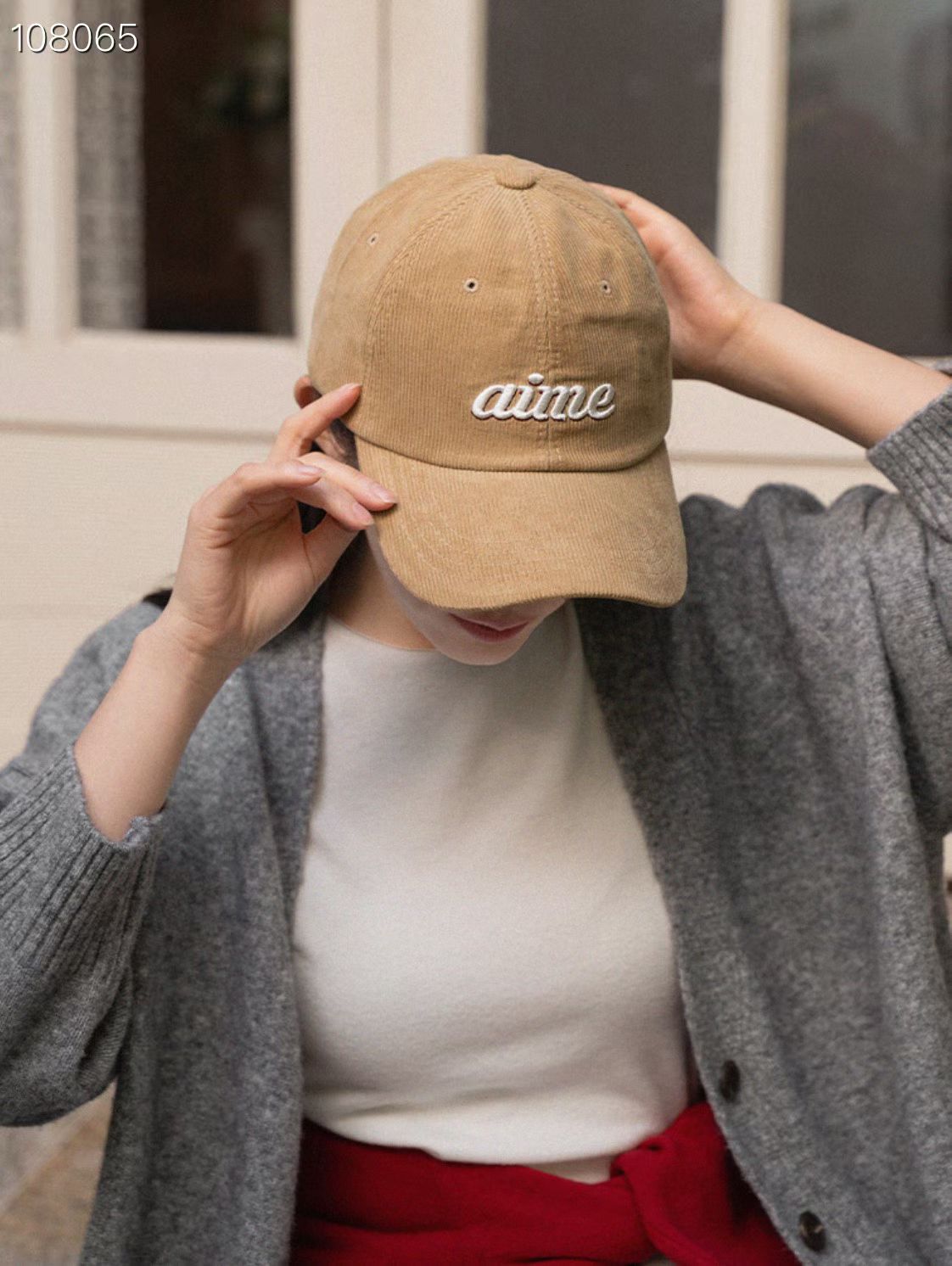 ‘Amie’燈芯絨cap