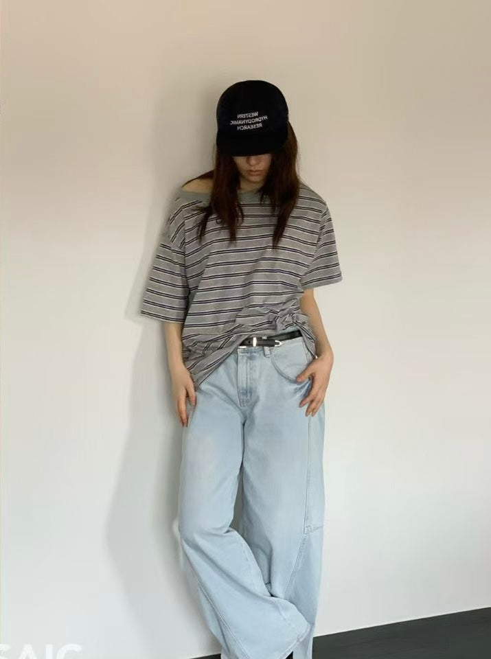 跌膊橫間Tee