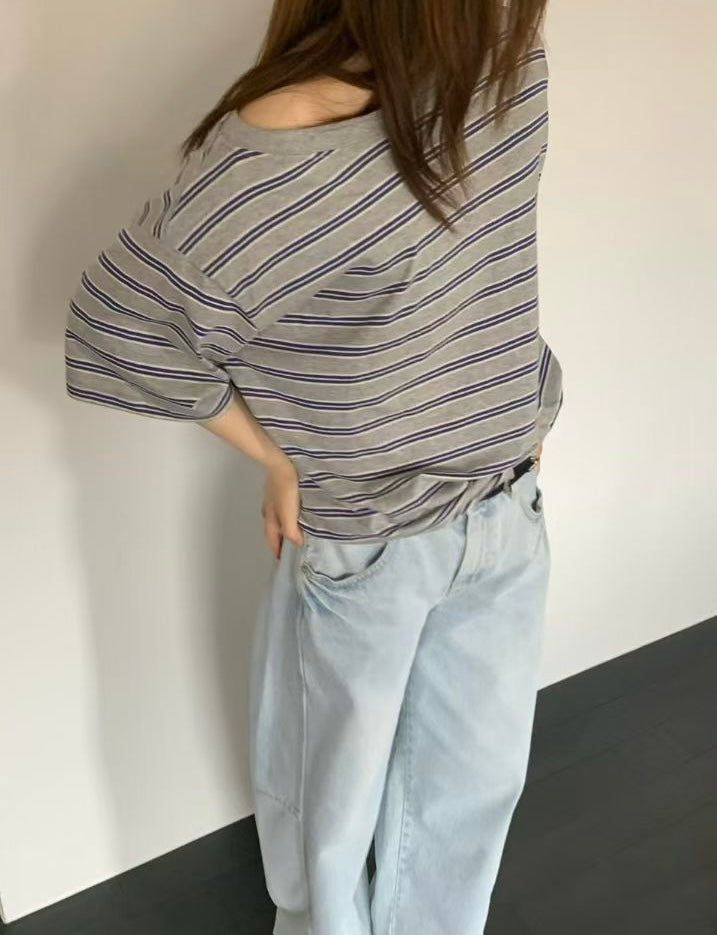 跌膊橫間Tee