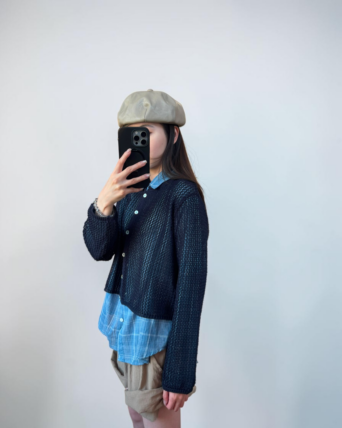 “Off Work”網網外套