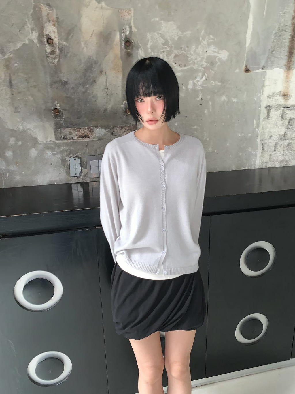 圓領Cardigan