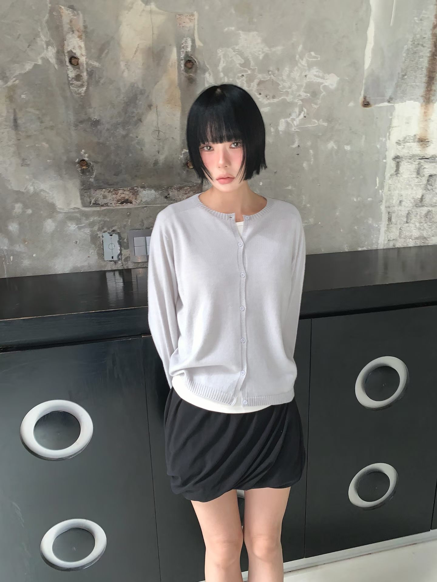 圓領Cardigan