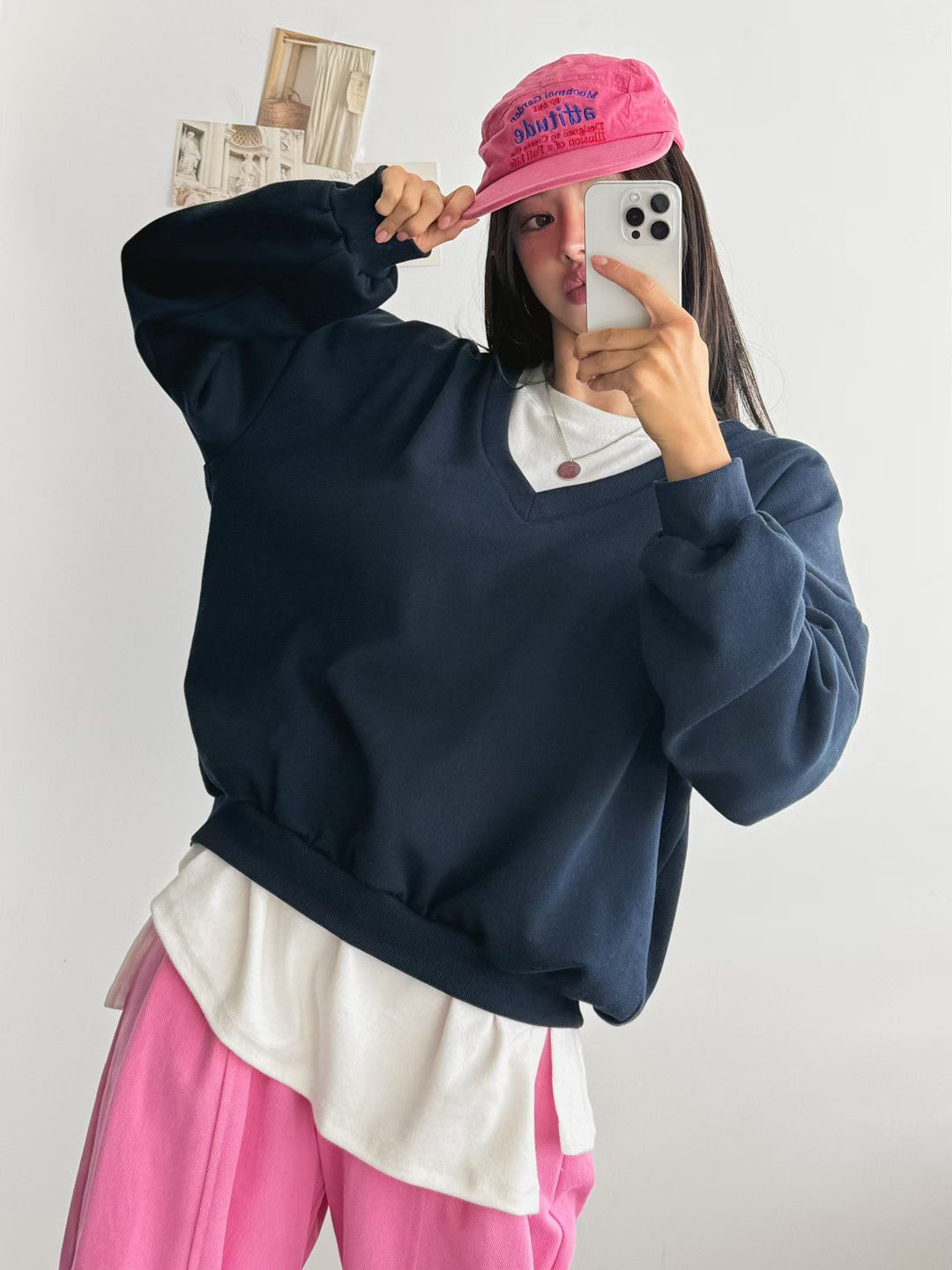 V領束腳Tee