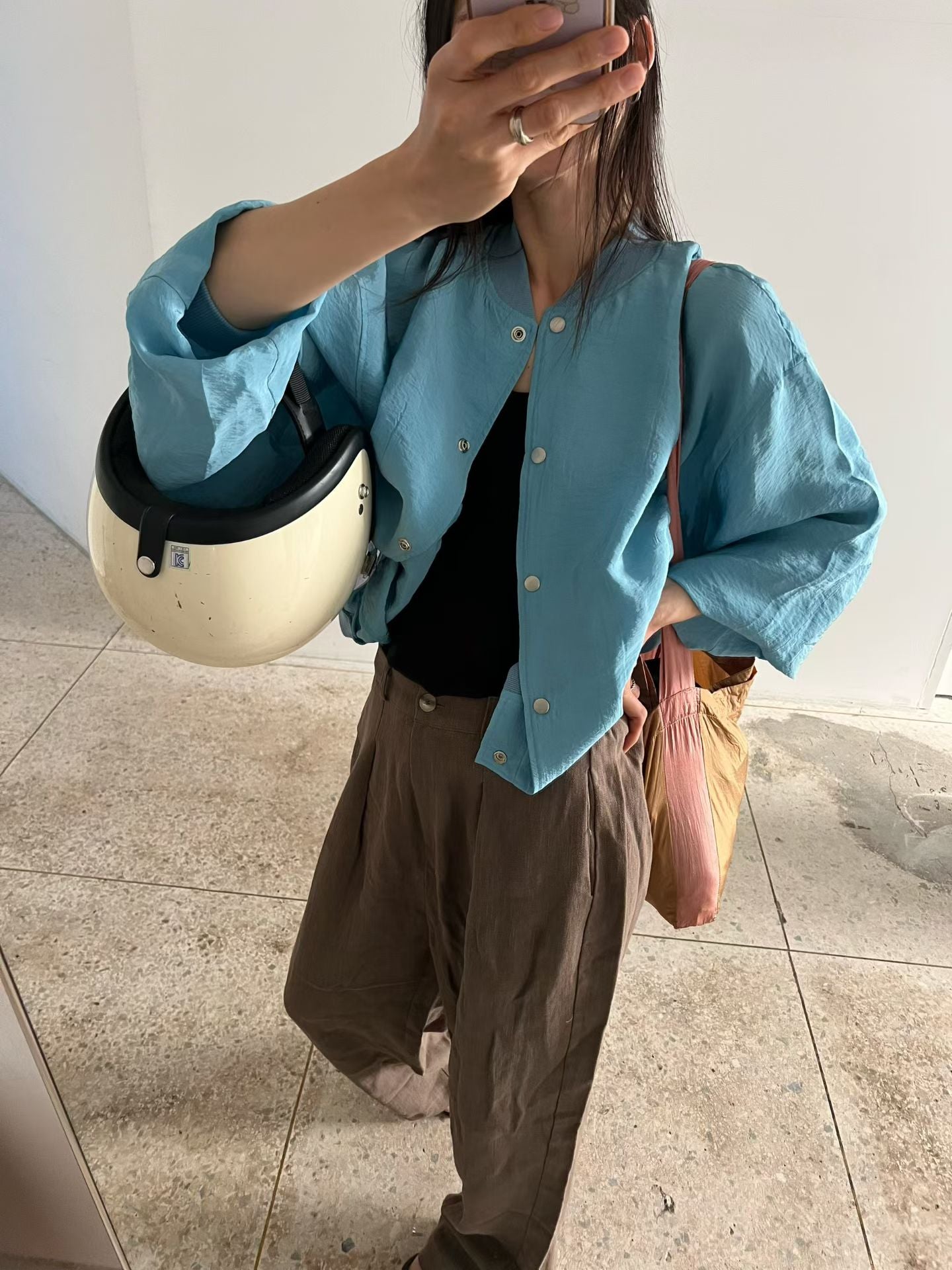 啪鈕短風褸