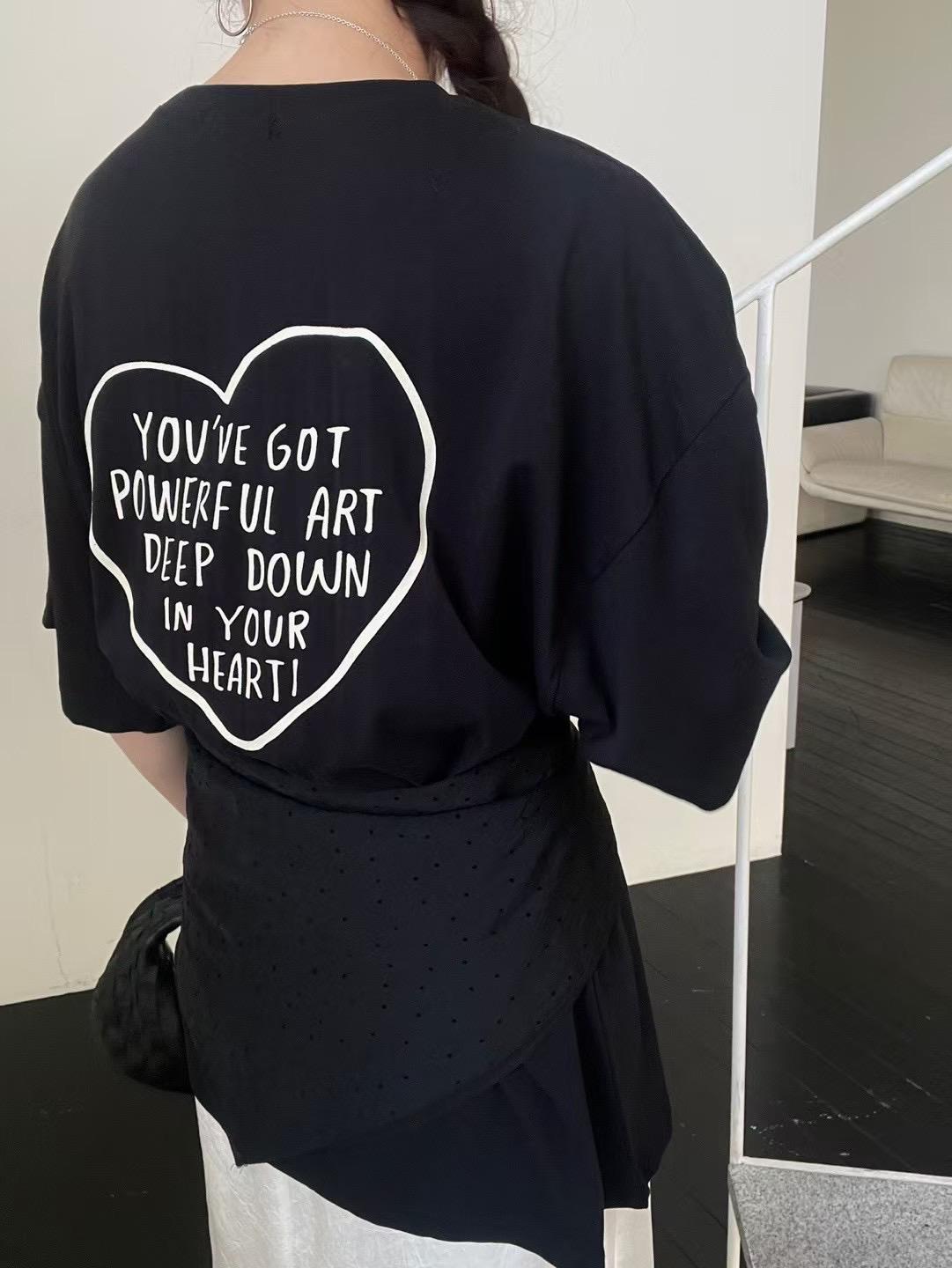 背“You‘ve got powerful”心 Tee