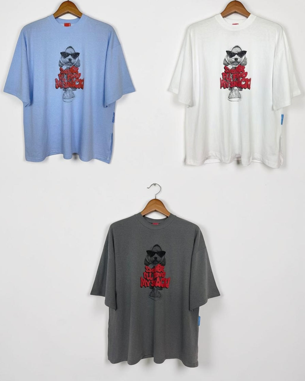 黑超狗長Tee