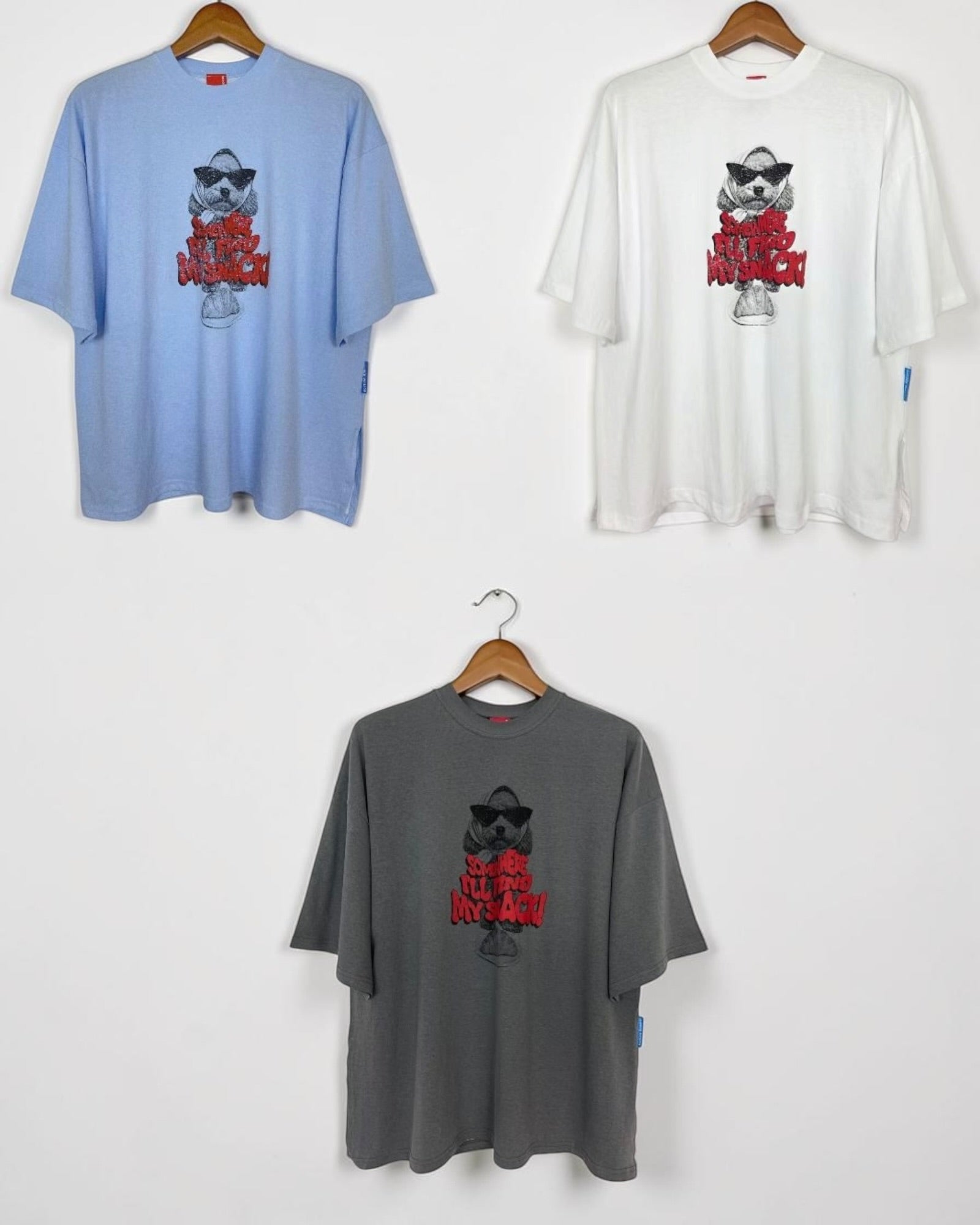 黑超狗長Tee