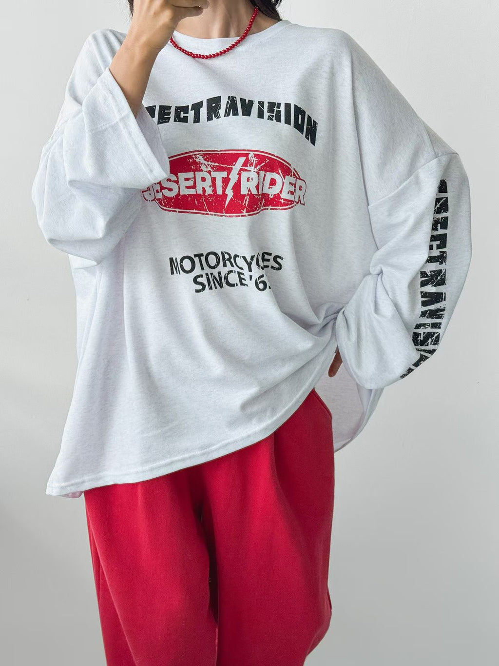 “JESERTRIDER”長袖薄Tee