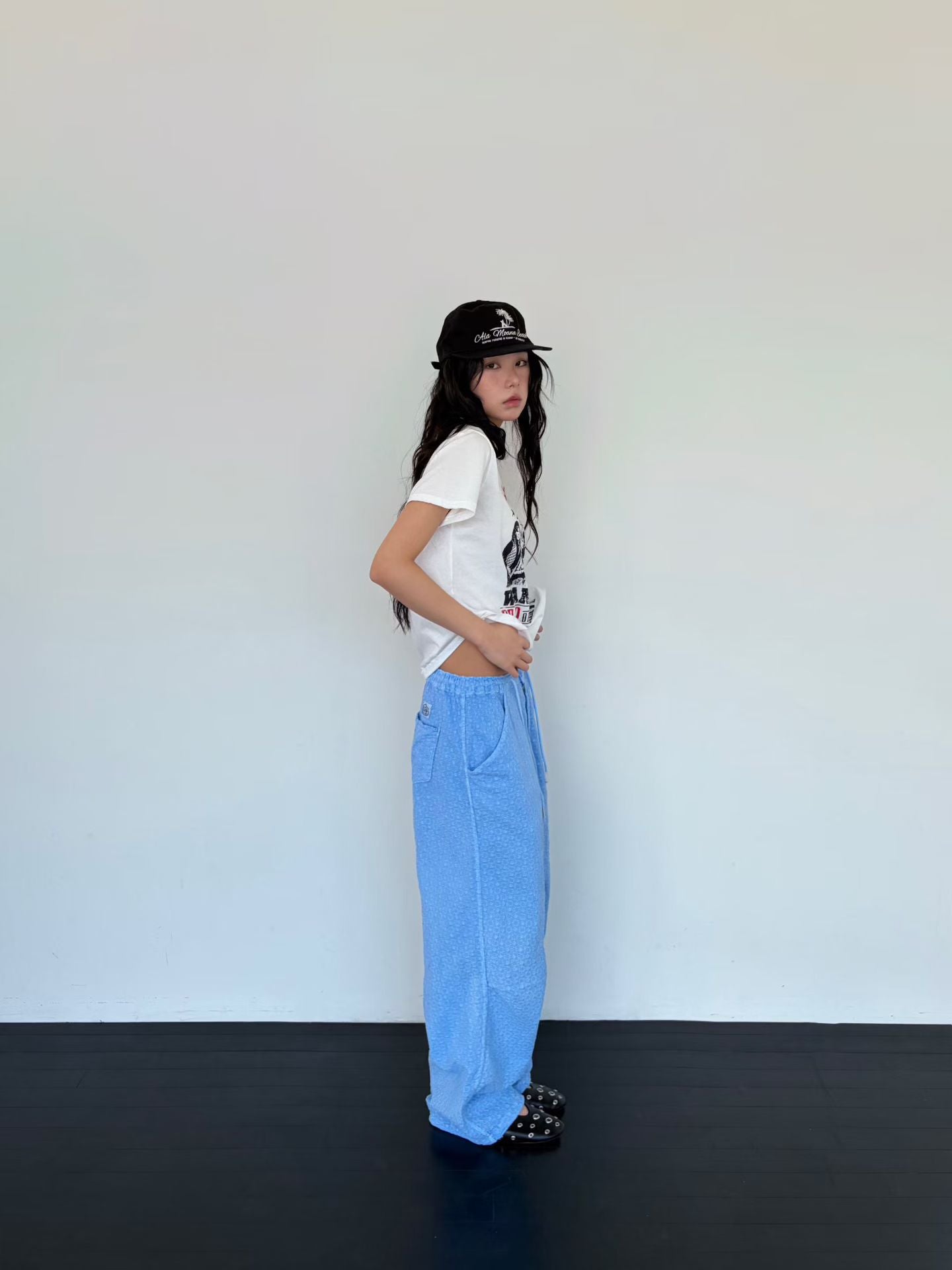 Lace紋軍褲