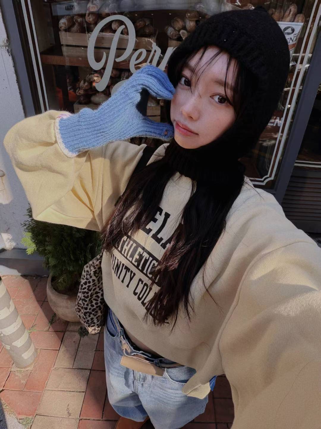 “LAKELADE”抓毛短衛衣