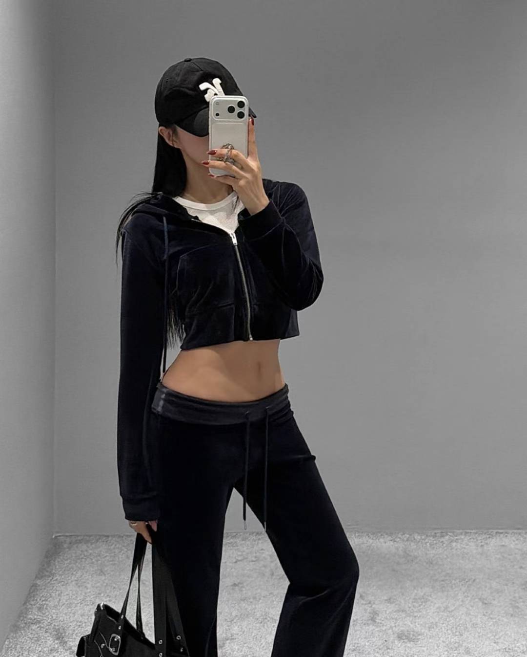 絲絨有帽短外套(set裝可另加購𢇁絨布褲)