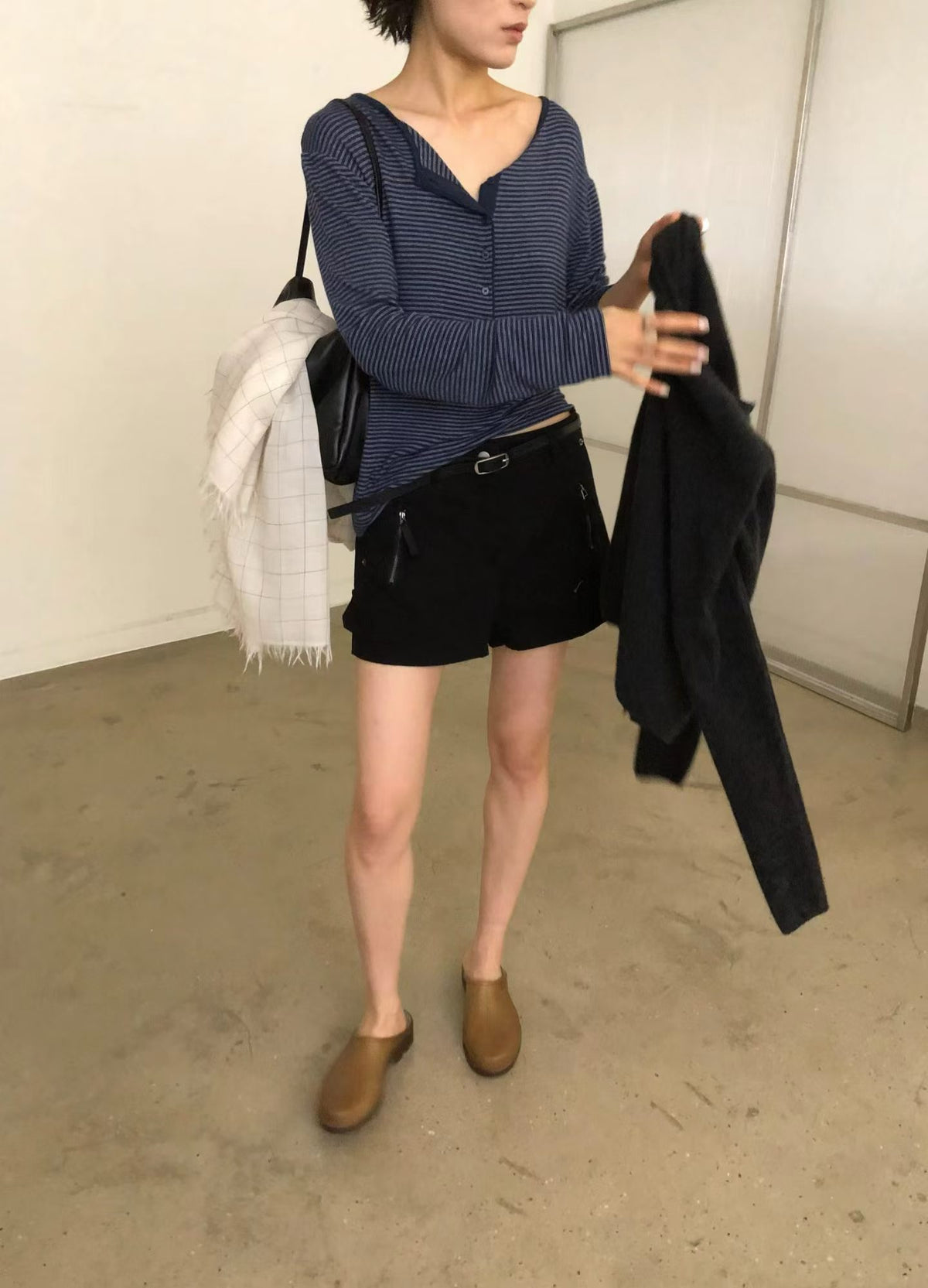 開鈕幼橫間Tee
