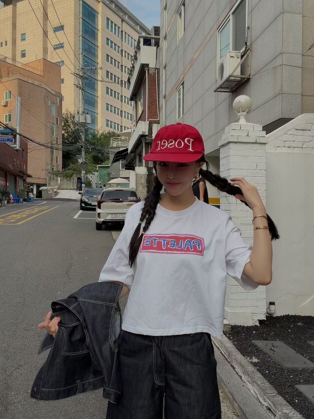“PALETTE”全棉中袖短Tee