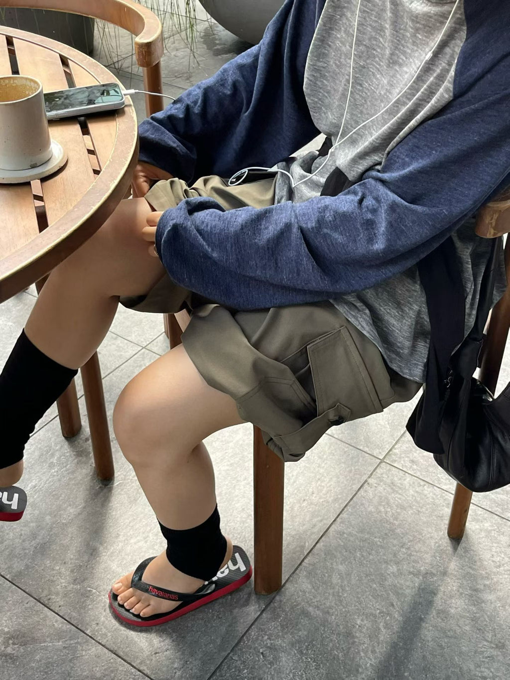可摺腳四骨軍褲