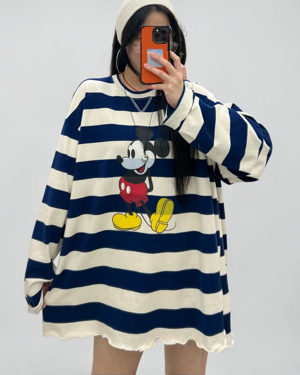 Mickey橫間長Tee