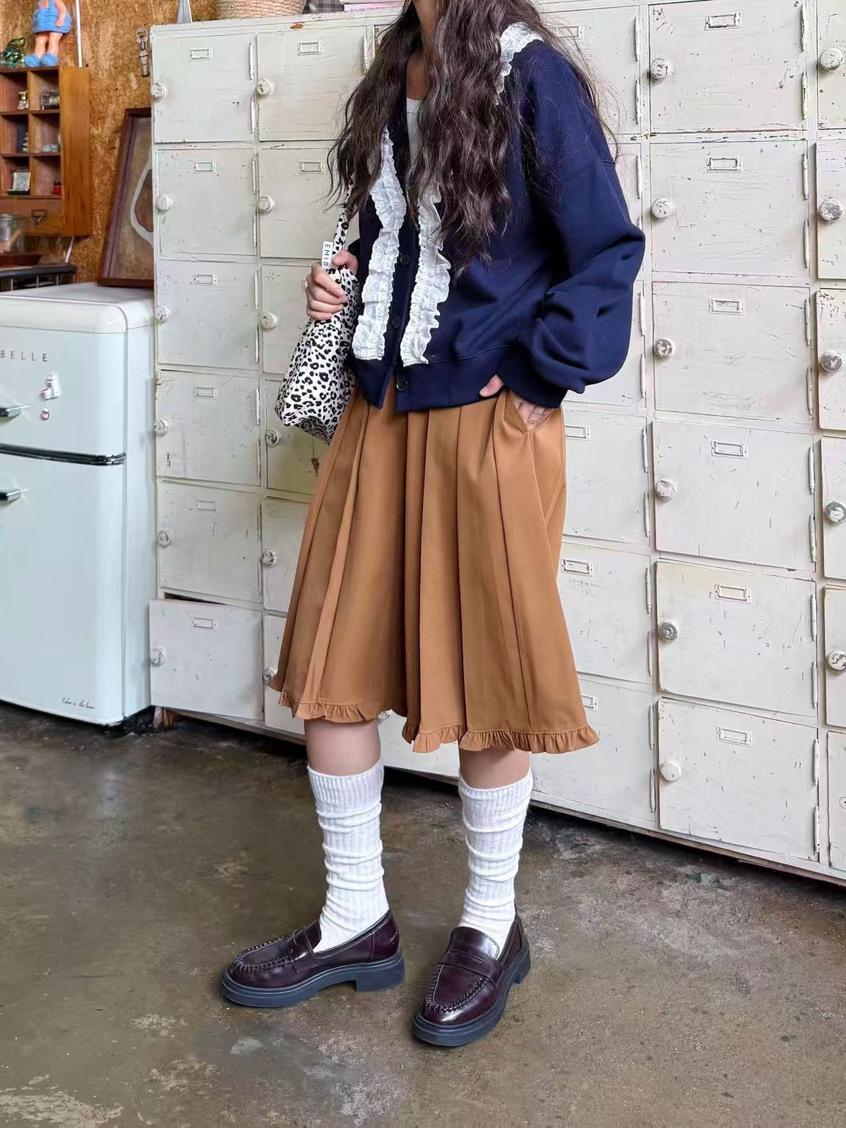 拚Lace布外套