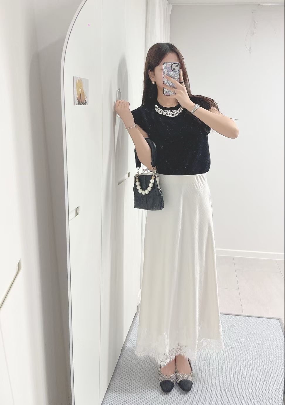 珍珠領Tee