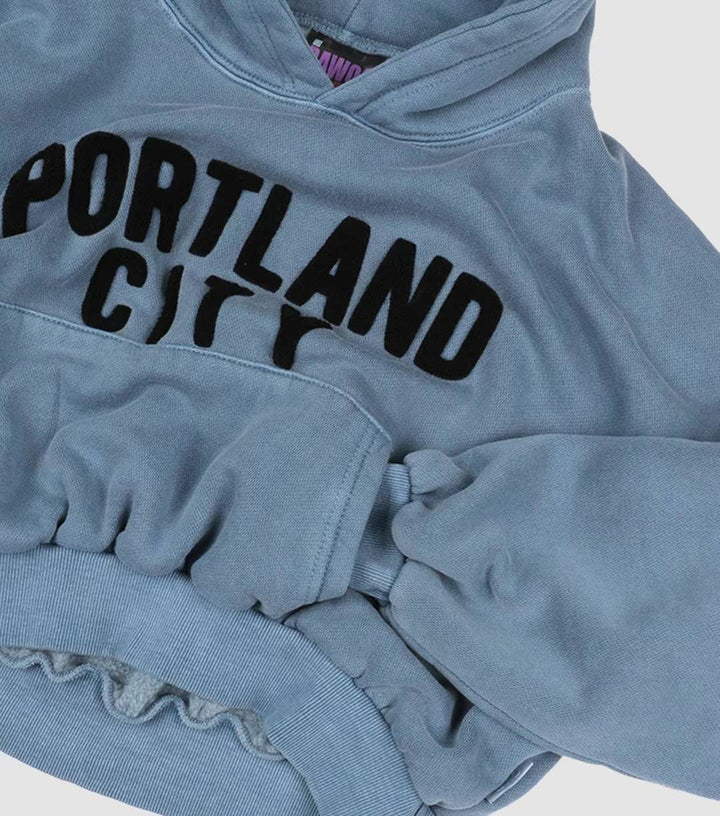 有帽 "Portland"短衛衣