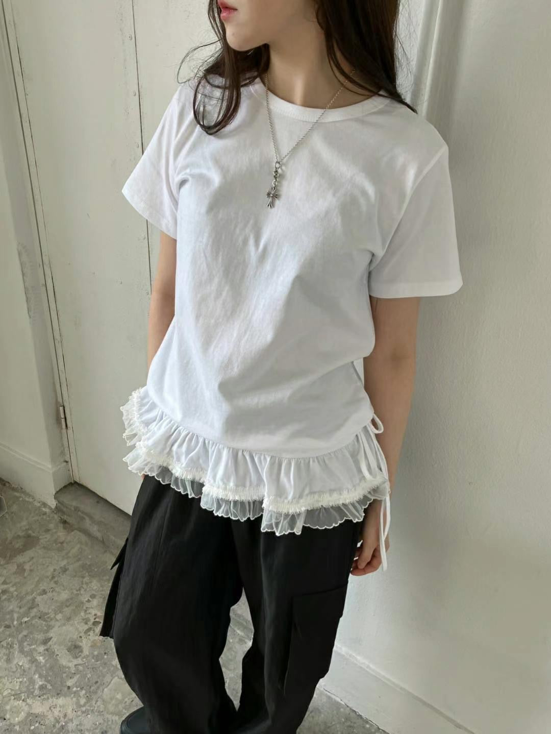 短袖紗腳Tee