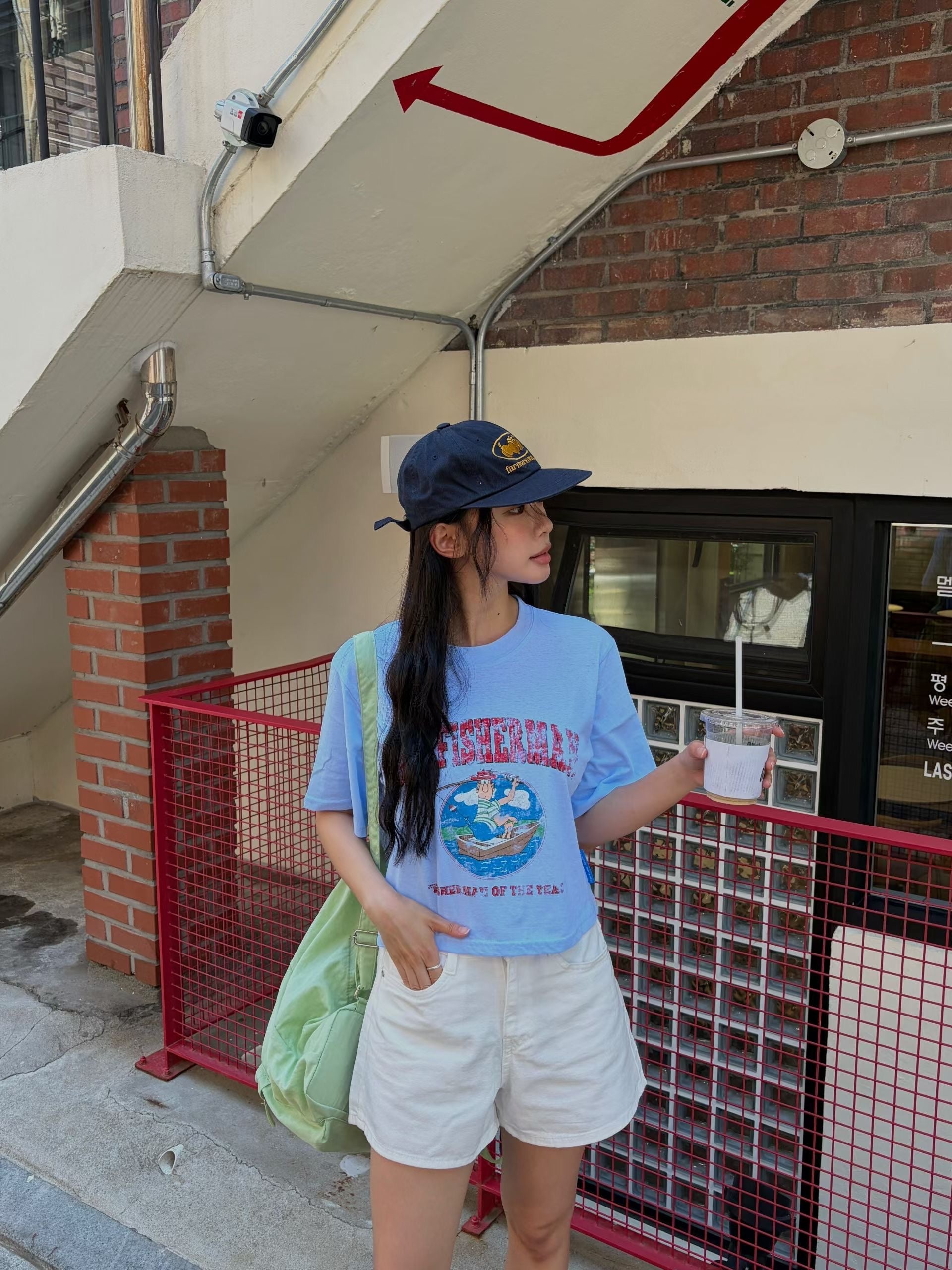 ”MR.FISHERMAN“短Tee