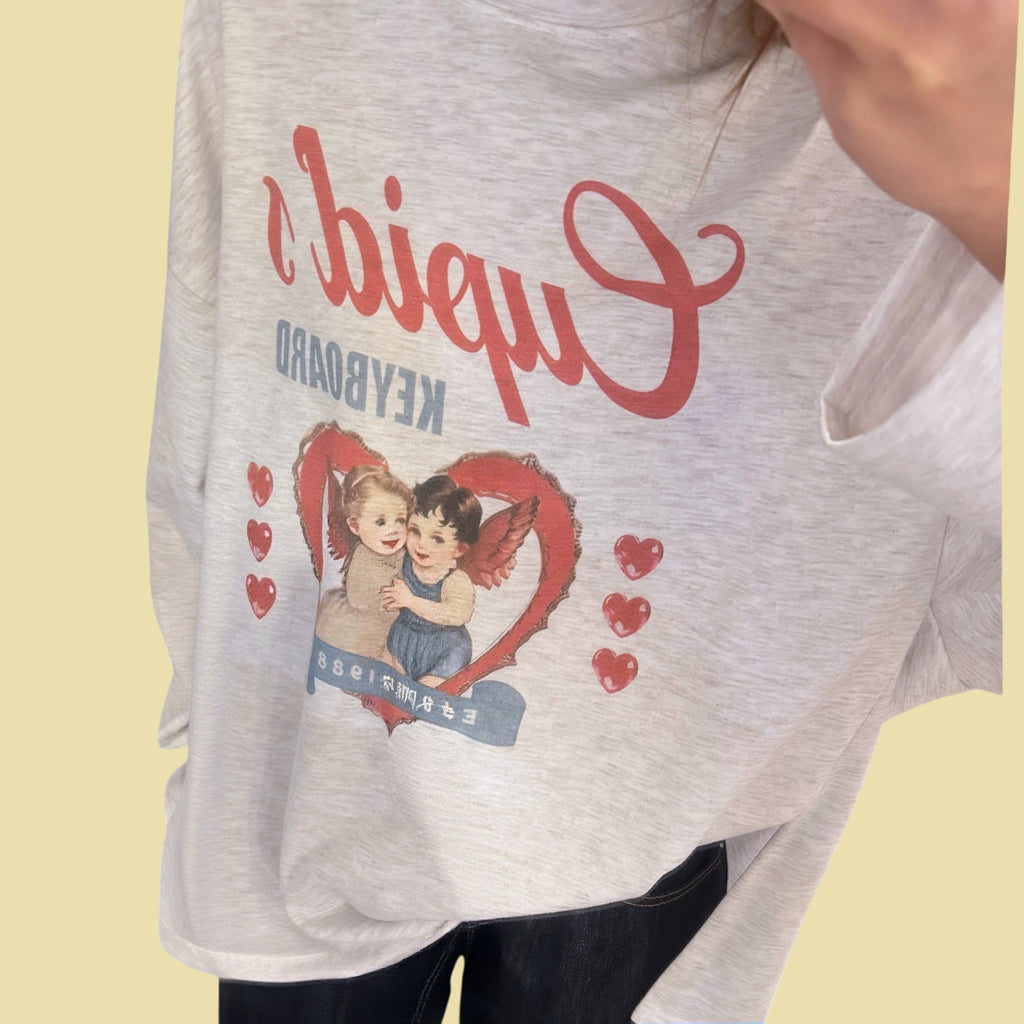 天使側開叉衛衣