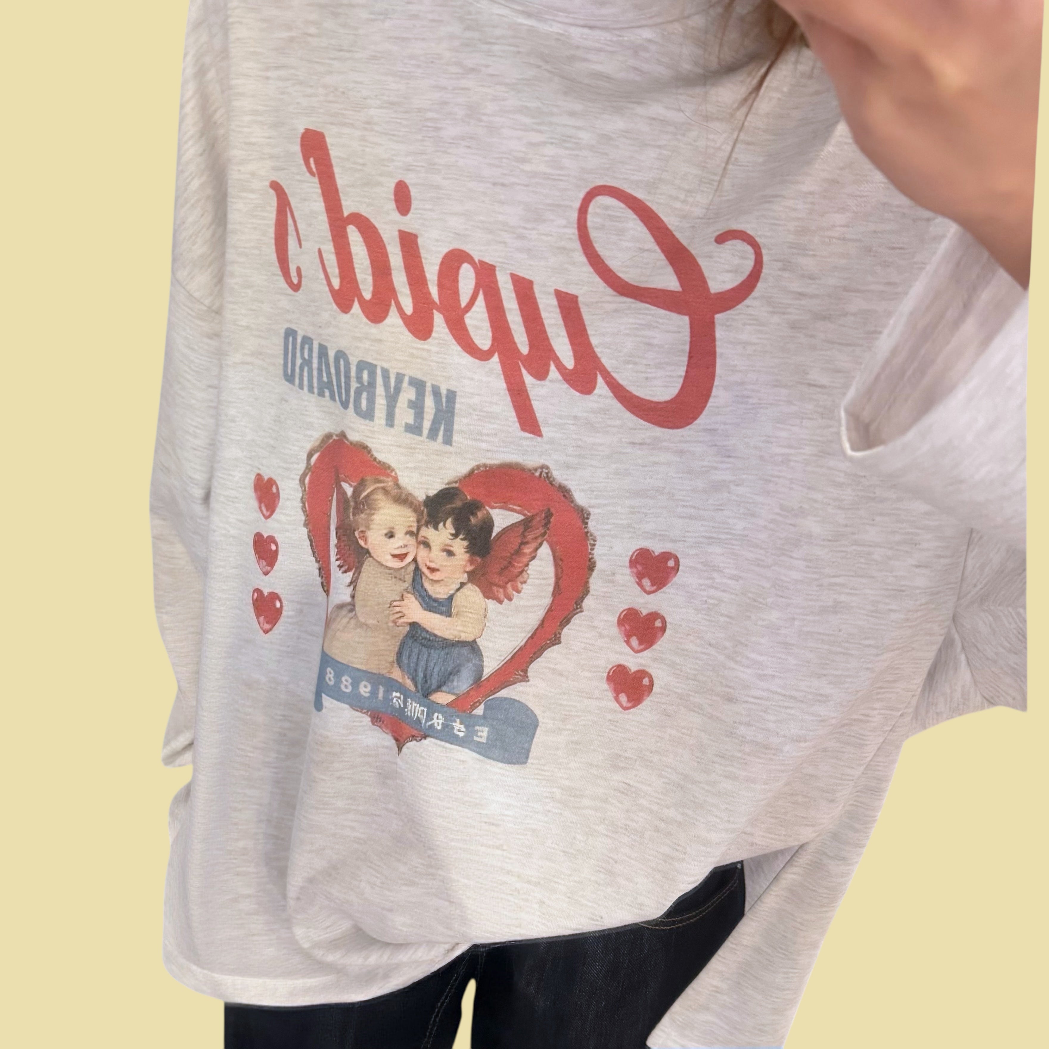 天使側開叉衛衣