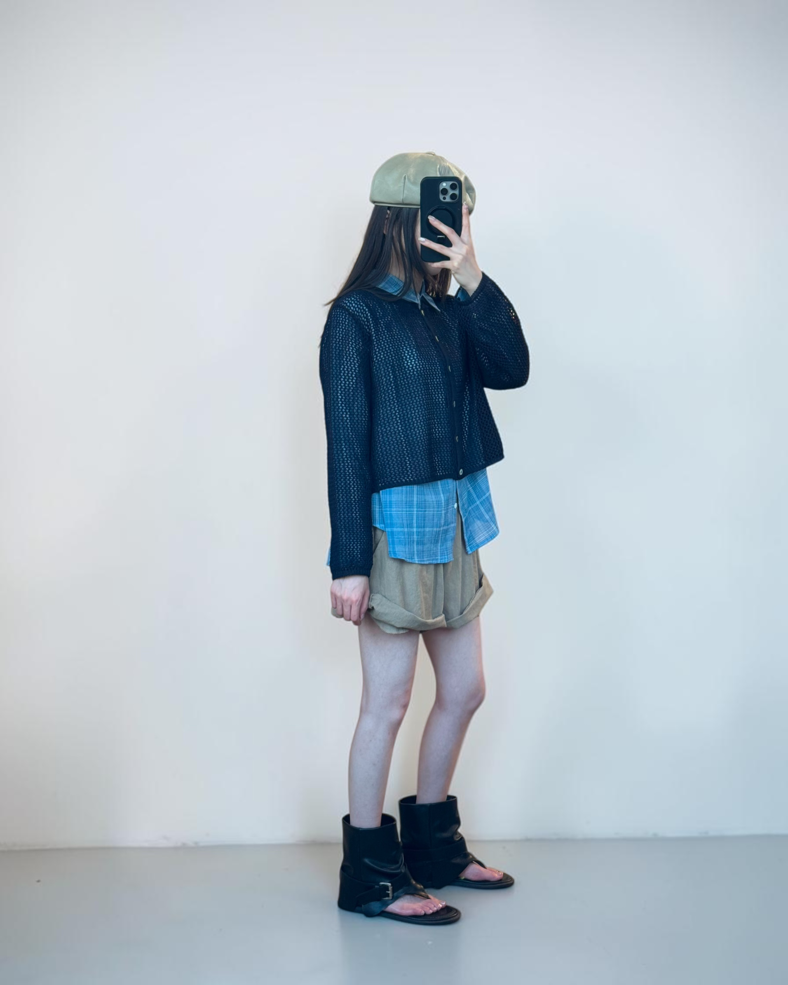 “Off Work”網網外套