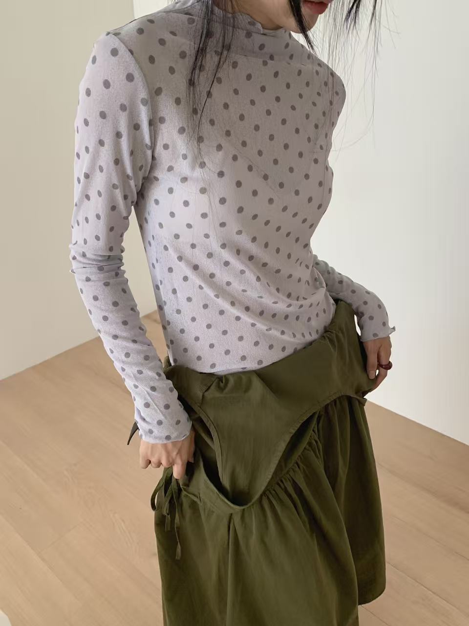 波點紗Tee