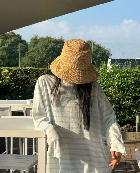 橫間防曬薄長Tee