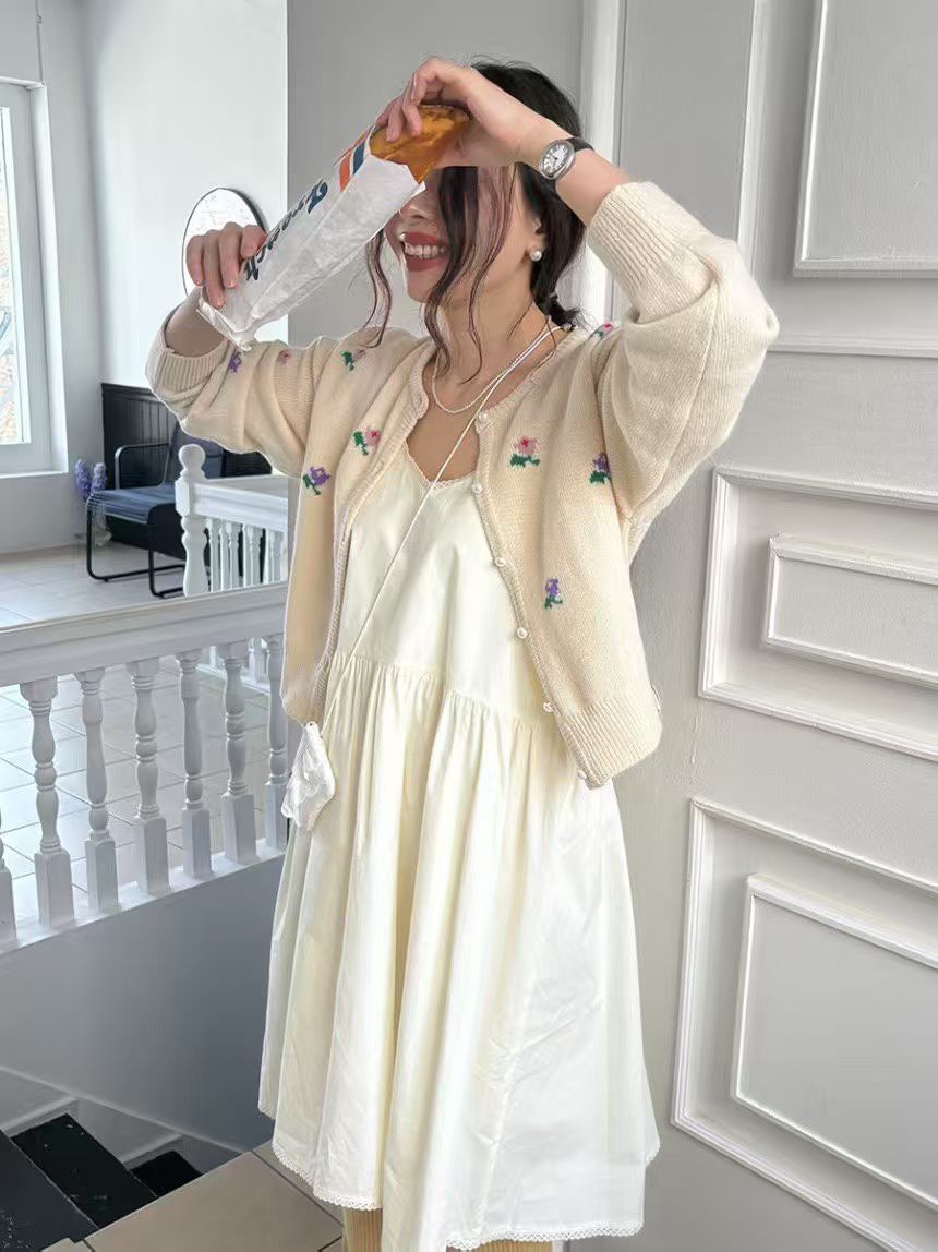 吊帶連身裙