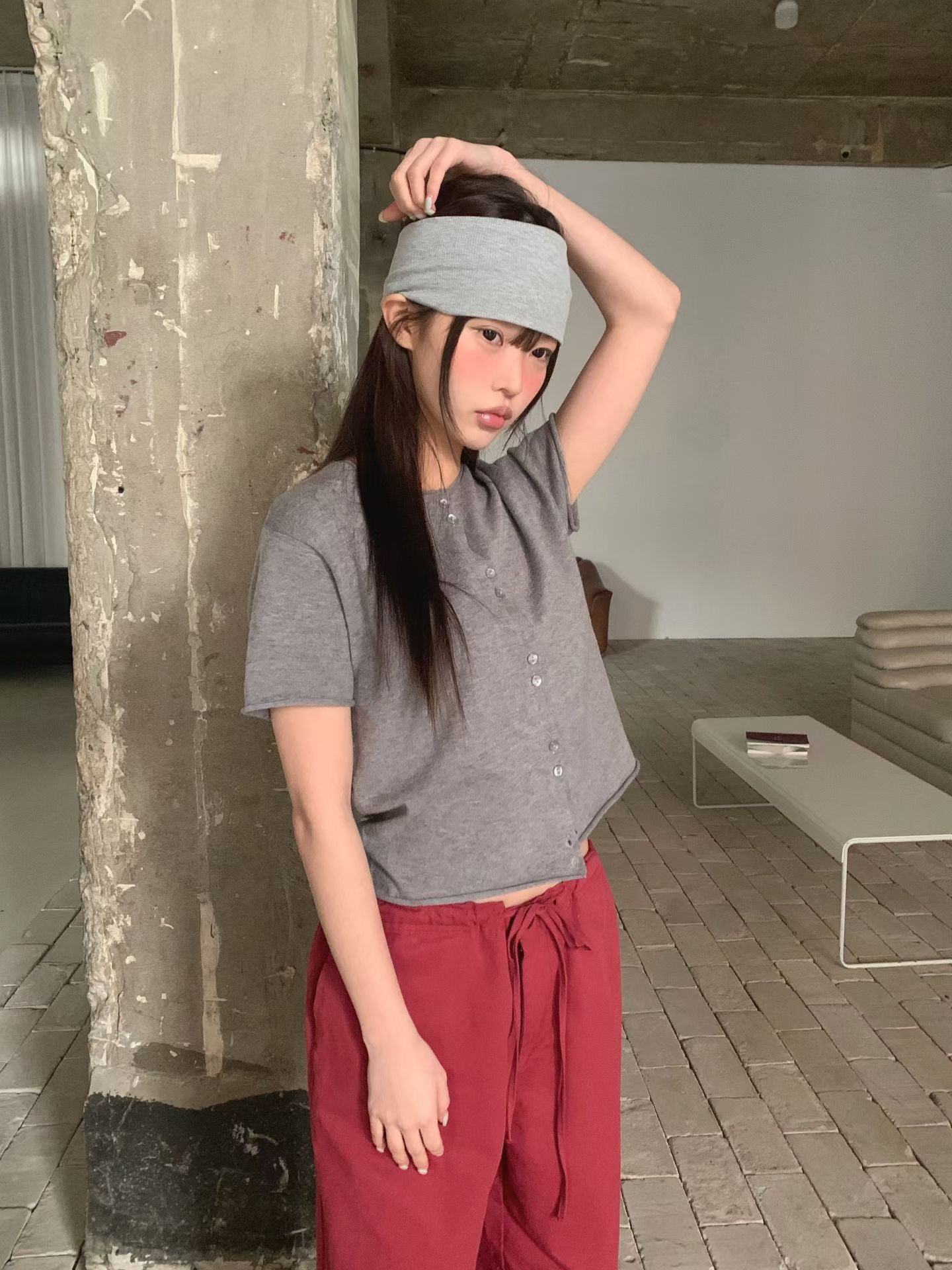 短袖線外套