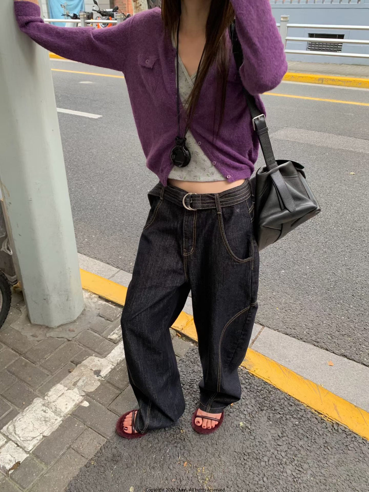雙袋羊毛外套