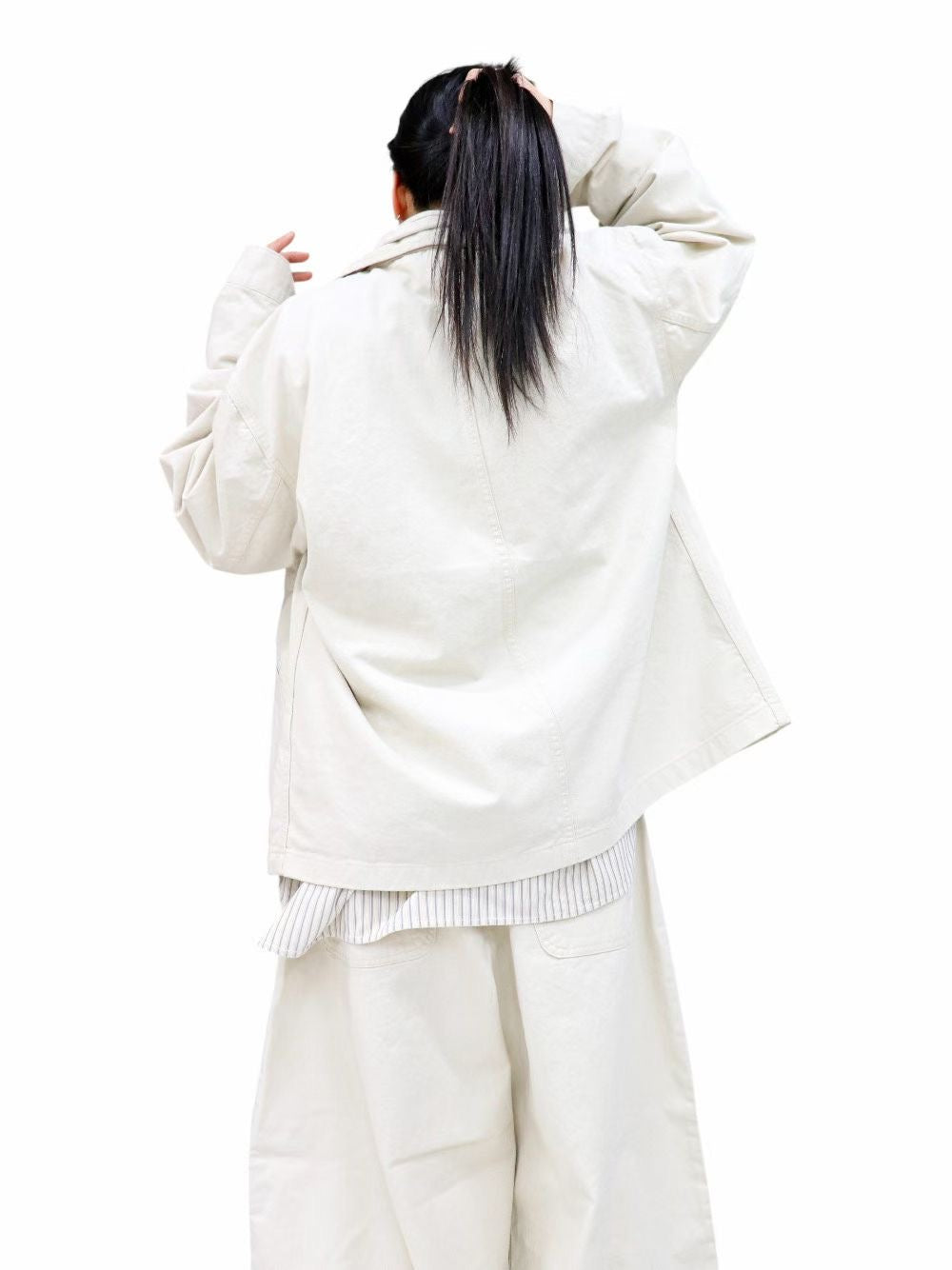 反領外套 (set裝可另購寛腳褲)