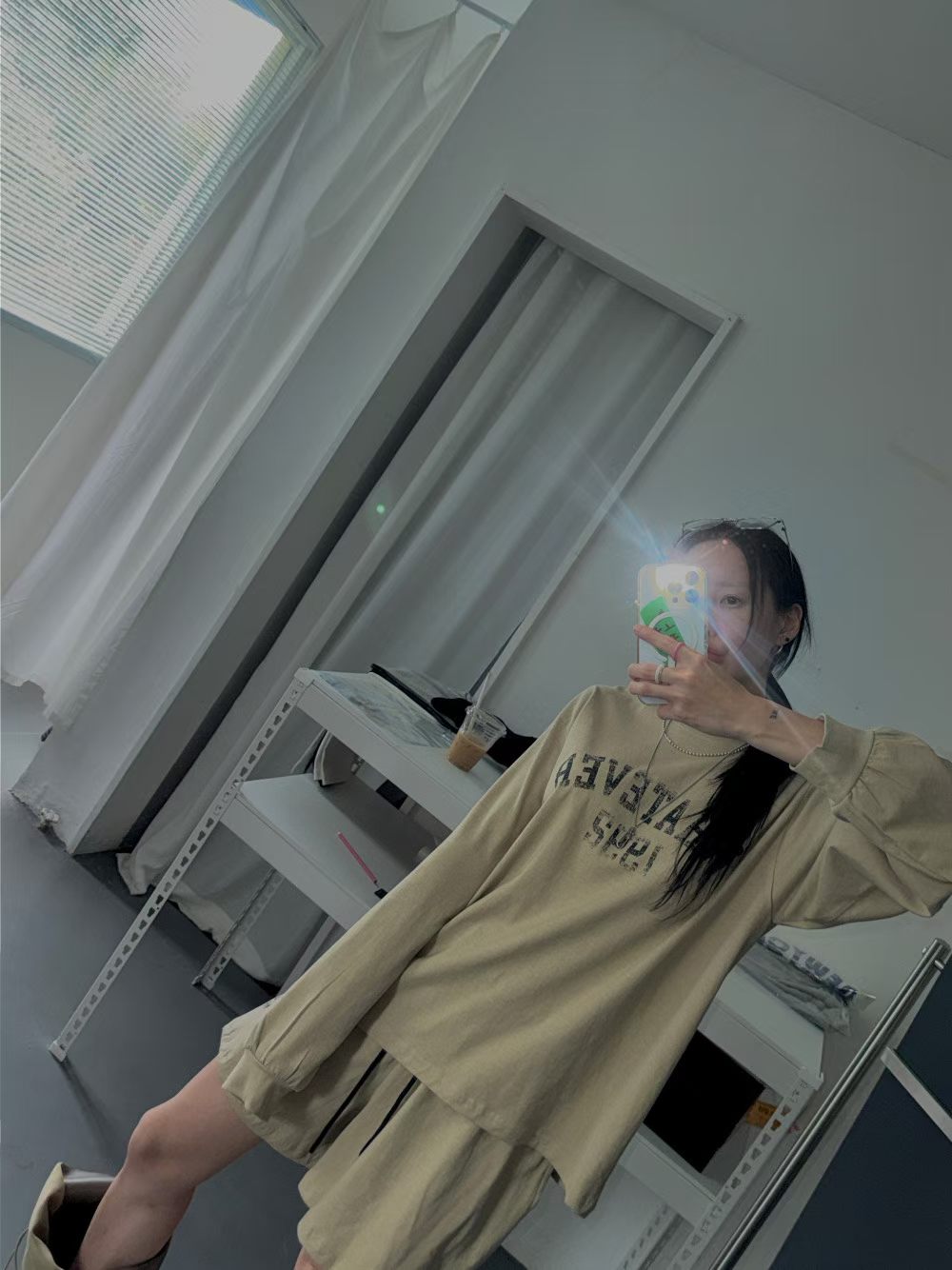 “WHATEVER”長袖Tee (set裝可另購“WHATEVER”布短褲)