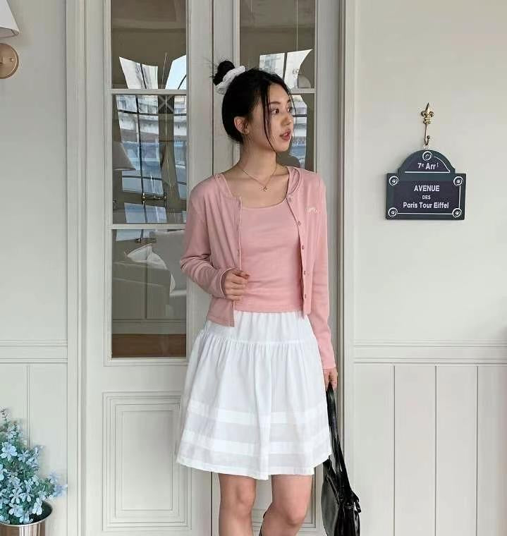 half fold short umbrella skirt