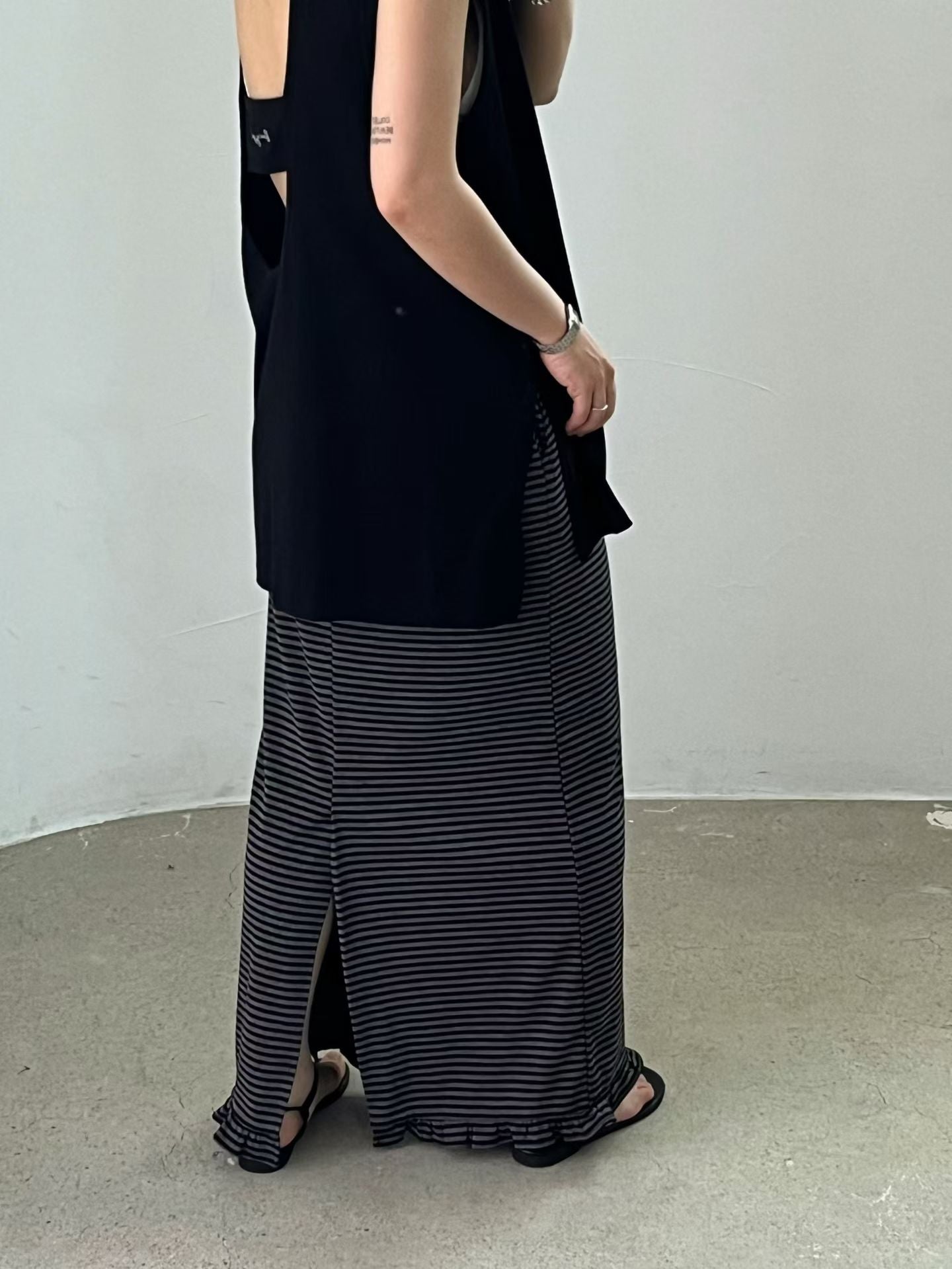 露背長背心