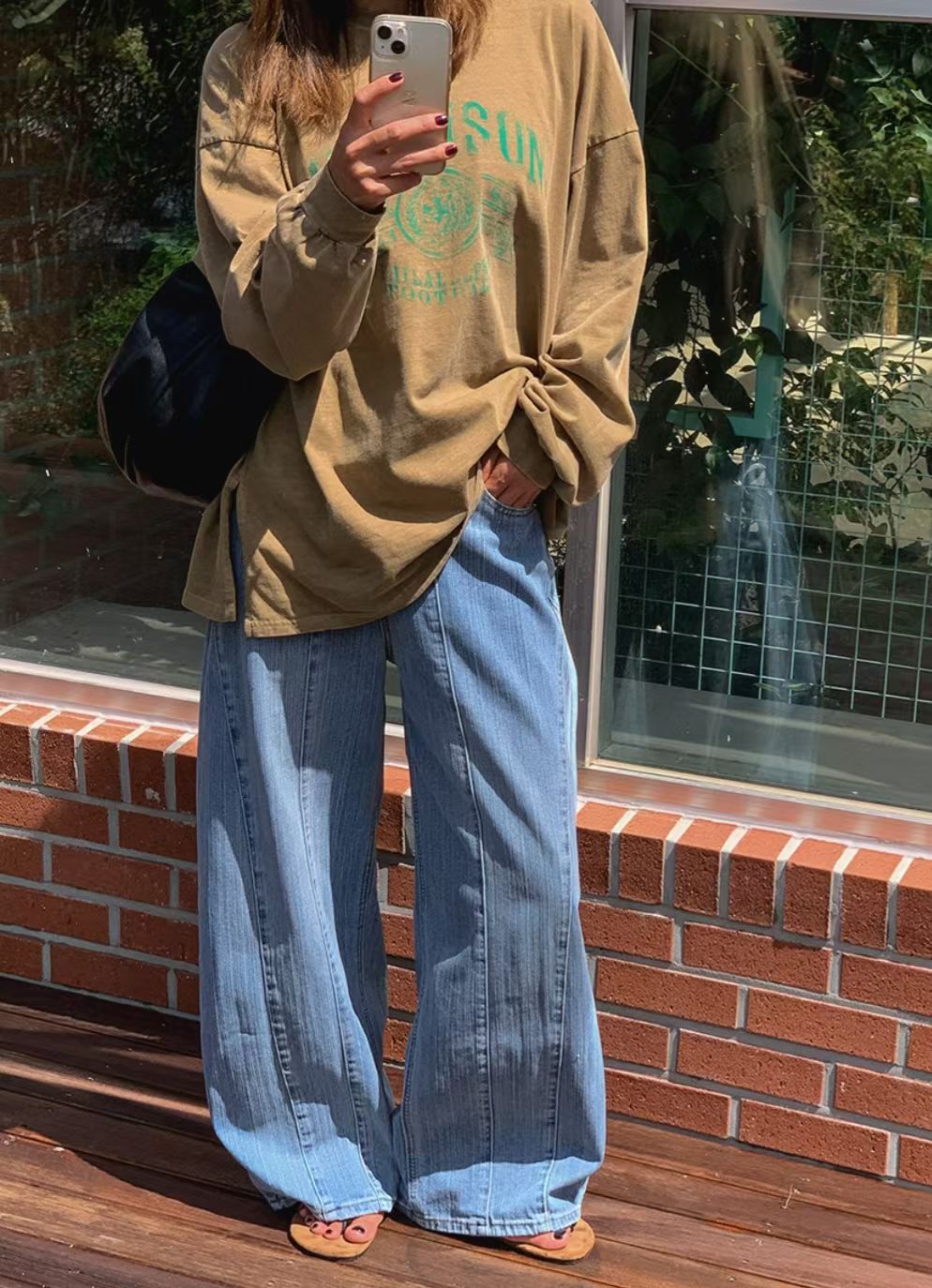 CREMSON洗水長Tee